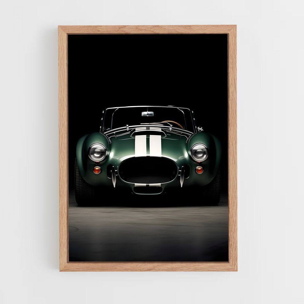 Poster Cobra Émeraude – affiche AC Cobra (vue 4)